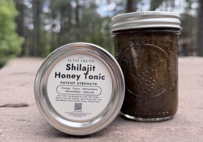 Altai Truth Shilajit Honey Tonic — warm mineral-rich honey blend for natural energy and daily vitality.
