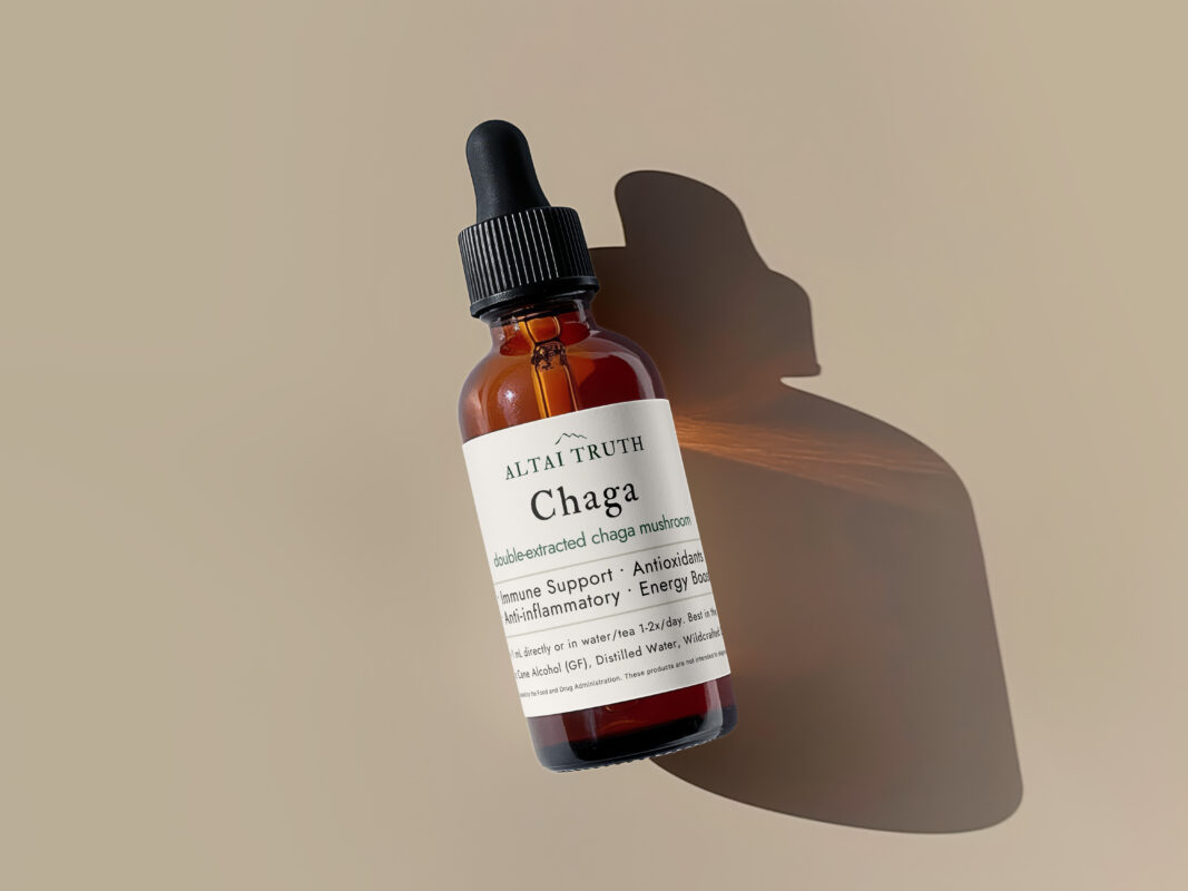 Altai Truth Chaga mushroom tincture double extracted - immune support antioxidant supplement Arizona