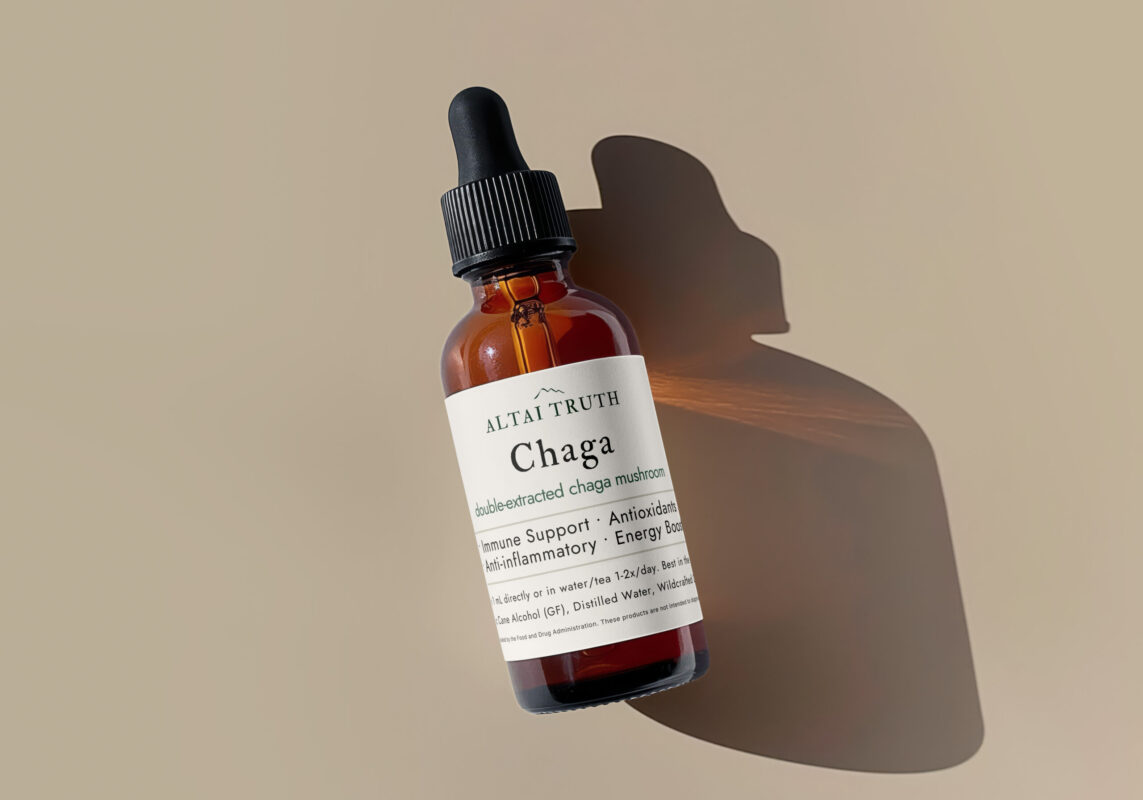 Altai Truth Chaga mushroom tincture double extracted - immune support antioxidant supplement Arizona