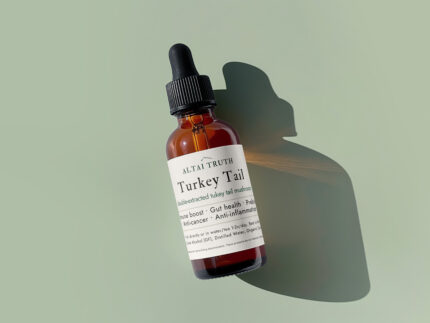 Altai Truth Turkey Tail mushroom tincture double extracted - immune gut health supplement Arizona
