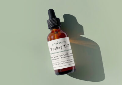Altai Truth Turkey Tail mushroom tincture double extracted - immune gut health supplement Arizona