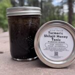 Turmeric Shilajit Honey blend by Altai Truth — golden honey infused with turmeric, ginger, cayenne, and shilajit.