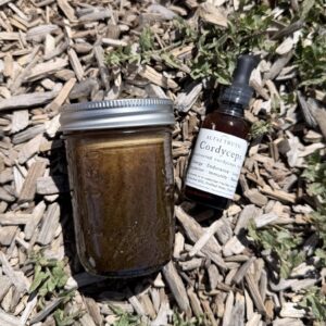 Cordyceps tincture and Shilajit Honey bundle for natural energy and stamina.