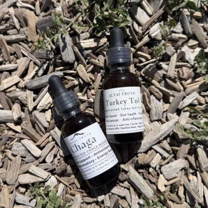 Turkey Tail and Chaga mushroom tincture bundle for immune support — small‑batch, full‑spectrum extracts
