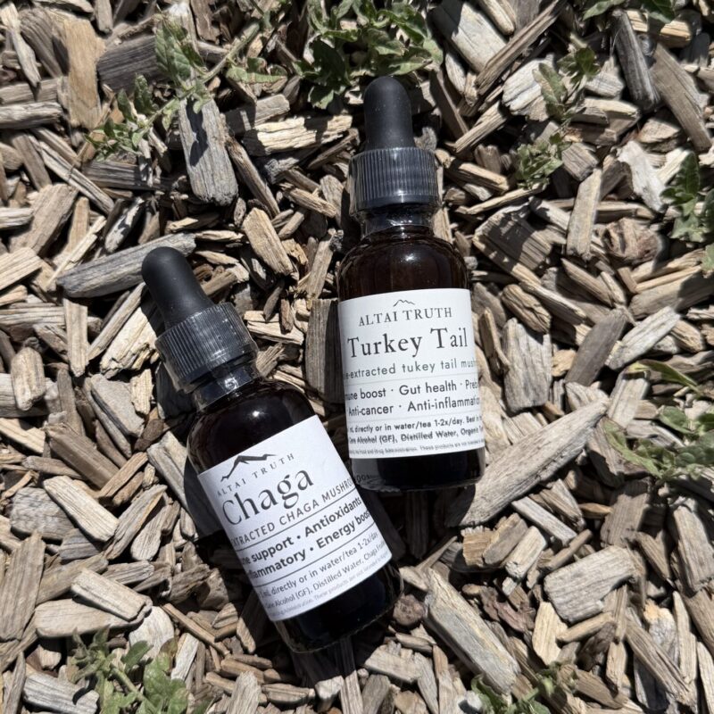Turkey Tail and Chaga mushroom tincture bundle for immune support — small‑batch, full‑spectrum extracts